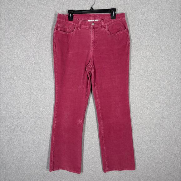 Sonoma Pants Womens 12 Pink Corduroy Academia Twee Soft Girl‎ Book Smart Dusty - Picture 1 of 9